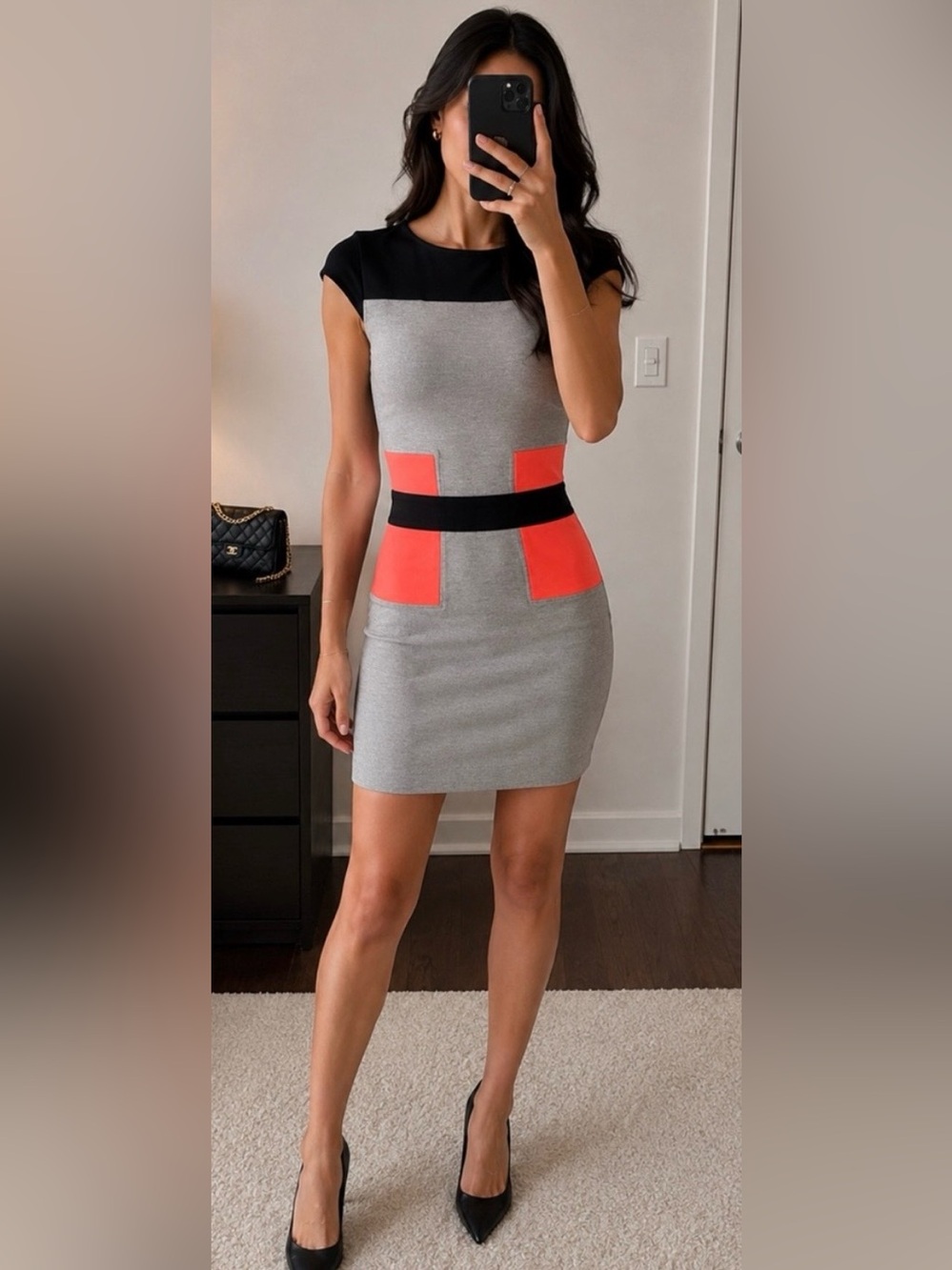French Connection Mad Men inspired vintage dress